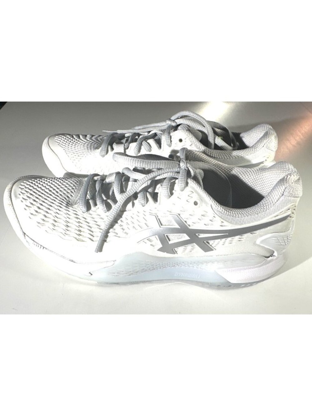 Asics White Gray Court Speed Tennis Sneakers Shoes
